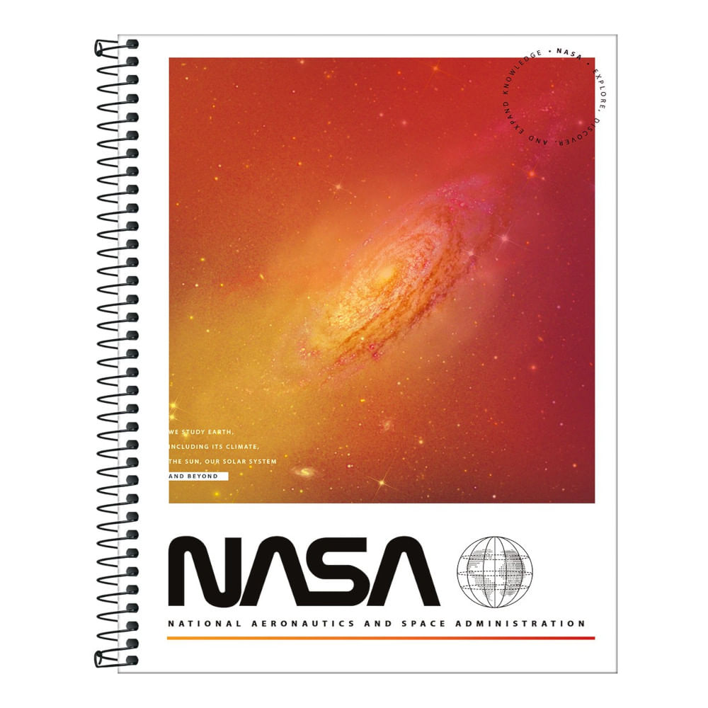 Caderno Universitário Tilibra Espiral 80Fls Nasa 4