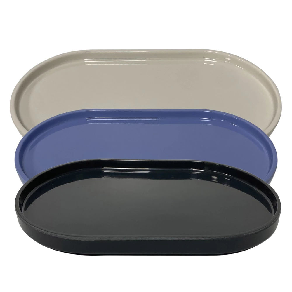 Bandeja Cazza Zayt em Melamina 27cm - Item Sortido