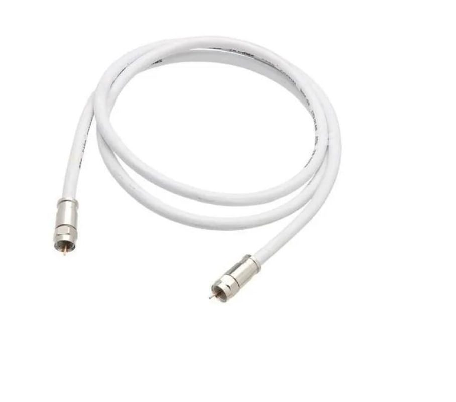 Cabo Coaxial Rg6 97% Malha Para Antena Sinal Hdtv 2 Metros