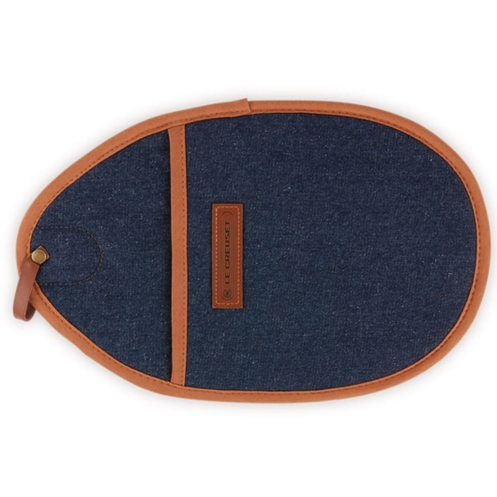 SUPORTE LE CREUSET PARA PANELAS EM ALGODÃO JEANS DARK BLUE DENIM 45200007760800