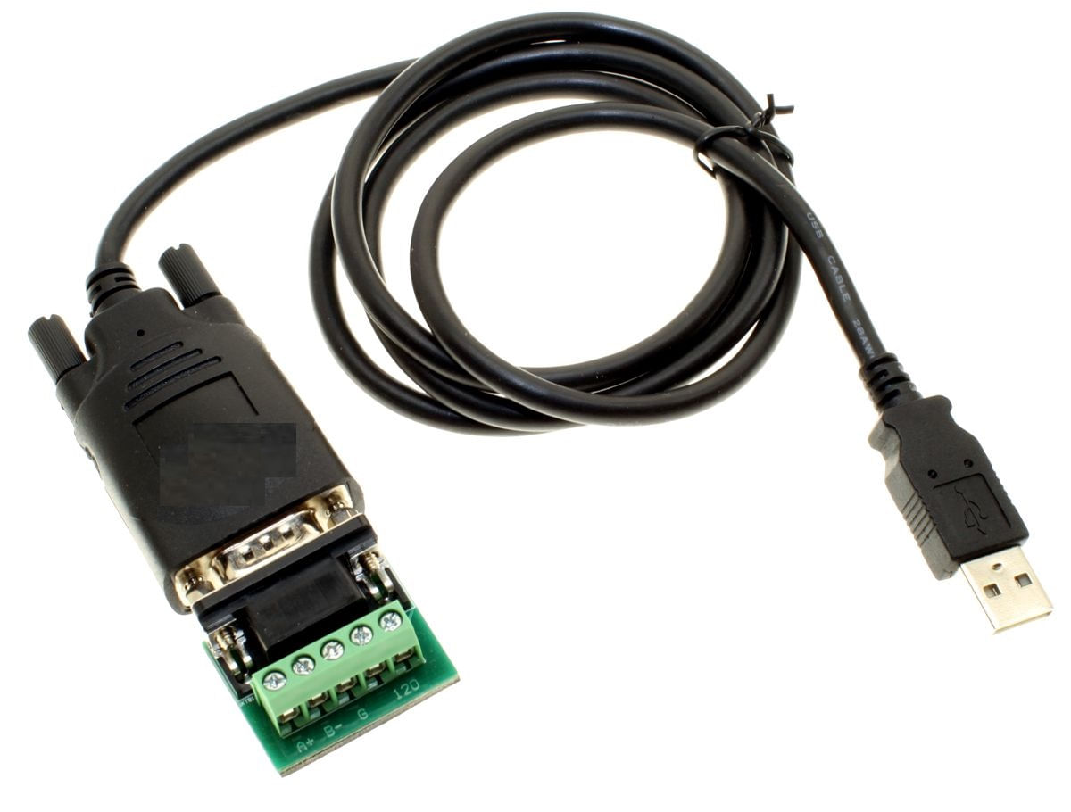 Adaptador Conversor Serial TX RX Db9 RS-485 para USB 2.0