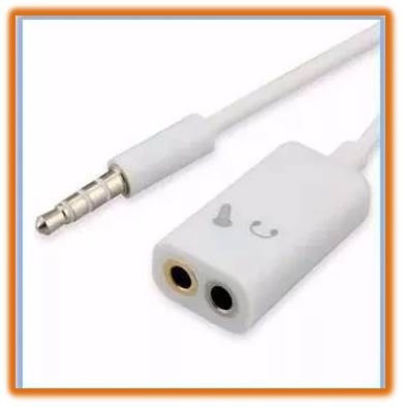 Cabo Adaptador P3 (p2 Combo) P/ Fone Microfone