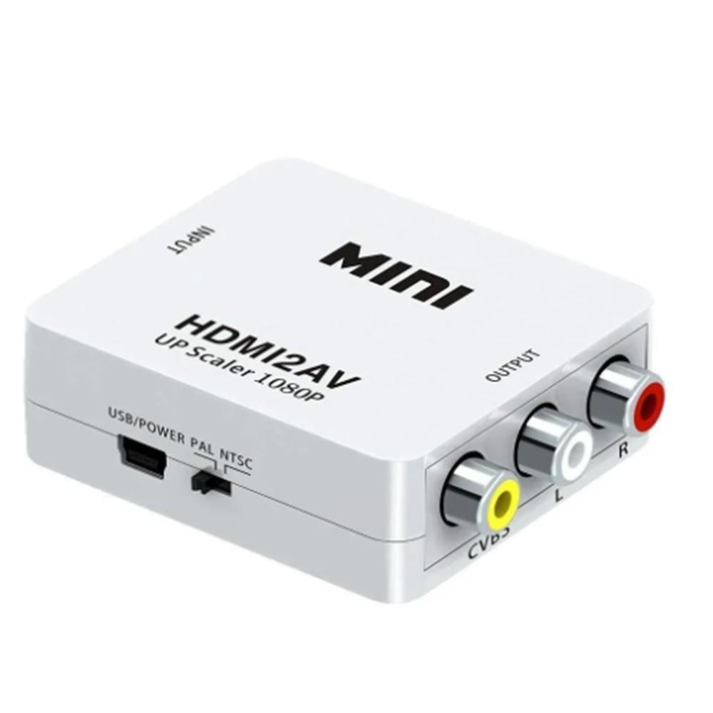 Mini Adaptador Conversor De Hdmi Para Video 3Rca Av 1080P