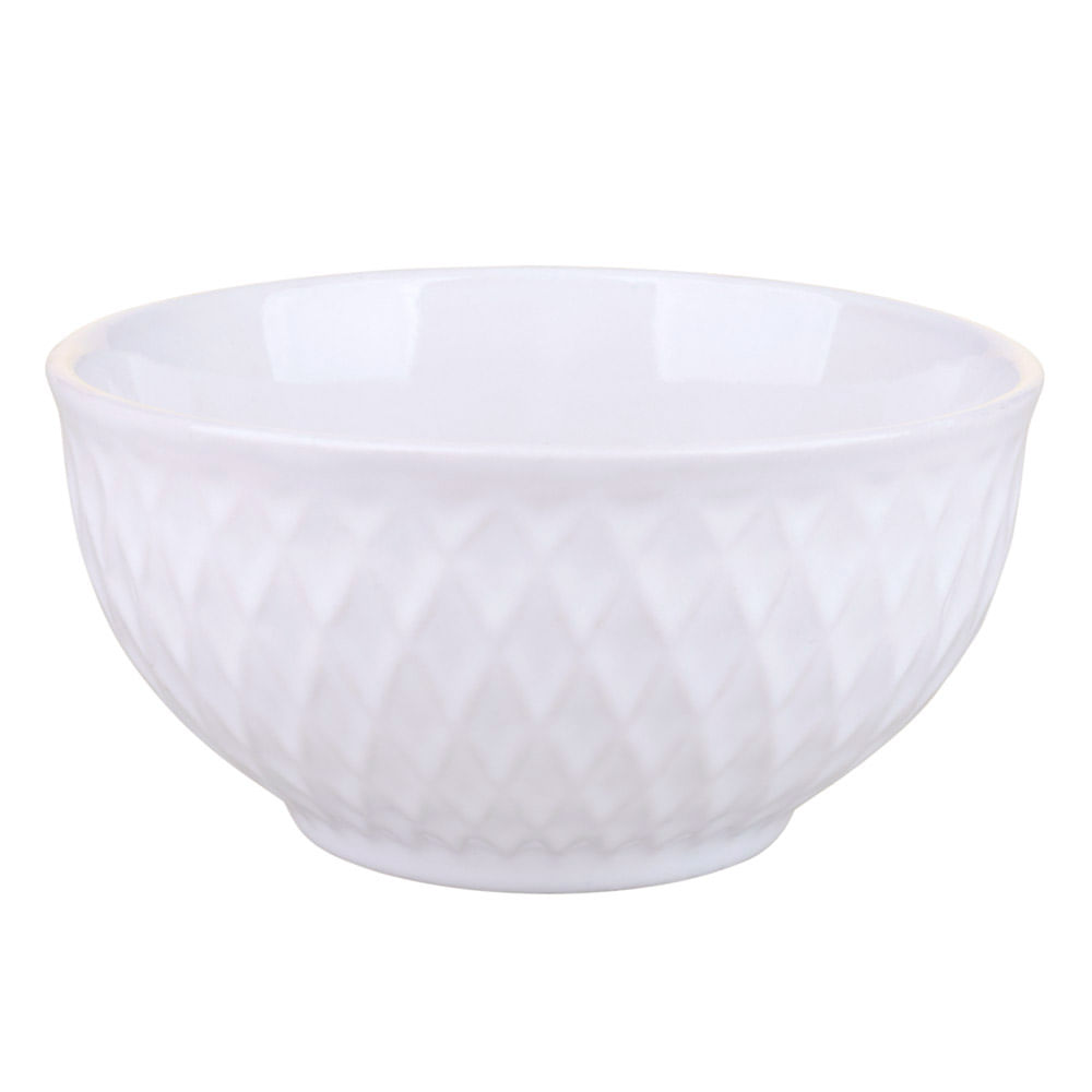 Bowl Cerâmica Cazza Estrelar Branco 450ml