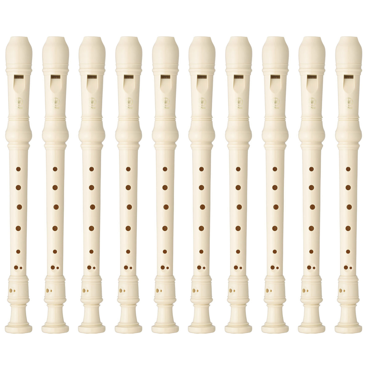 Kit 15 Flautas Doce Soprano Germânica Em C YRS-23 Yamaha