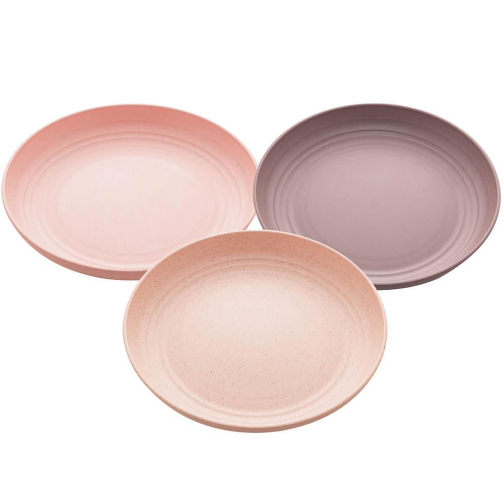 Conjunto 25 Bandejas de Bambu e Polipropileno 27cm Fundas para Servir Restaurantes Casa de Eventos