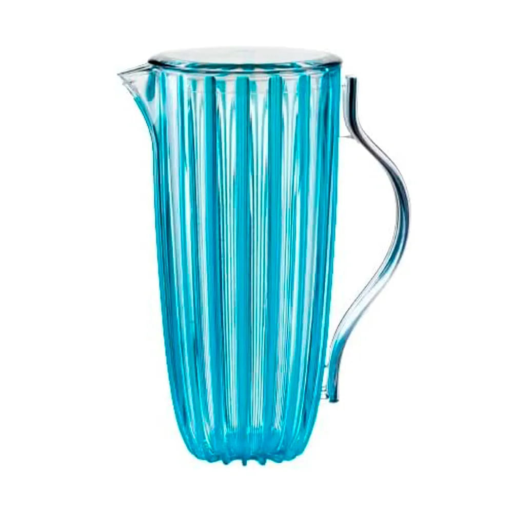 JARRA GUZZINI COM TAMPA EM BIO PLÁSTICO 1,7L DOLCEVITA AZUL TURQUESA 12380048