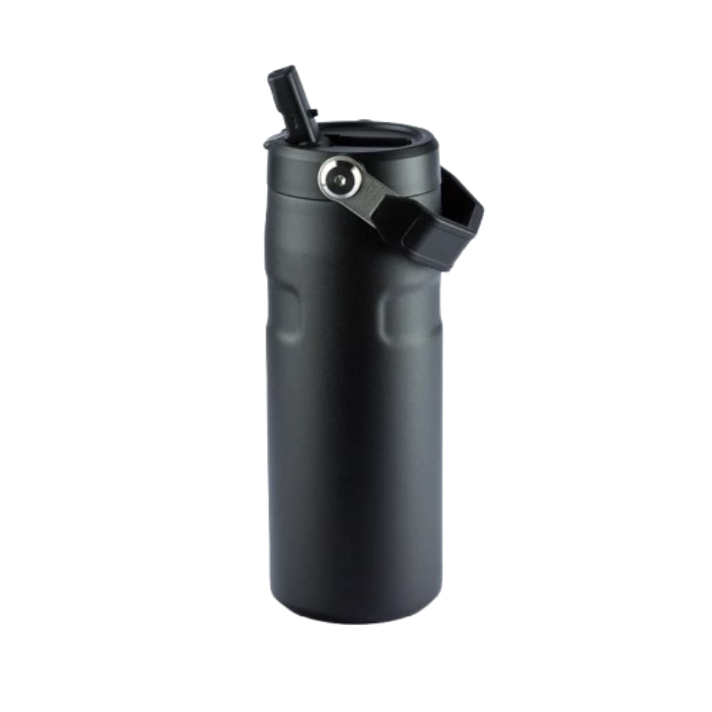 GARRAFA STANLEY TÉRMICA AEROLIGHT FLIP STRAW 473ML BLACK 08544-00