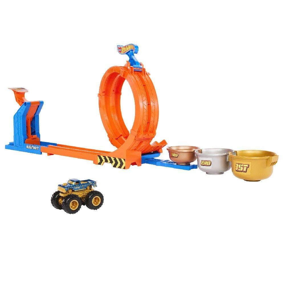 Hot Wheels Pista Troféu Bigfoot Giros Extremos - Mattel
