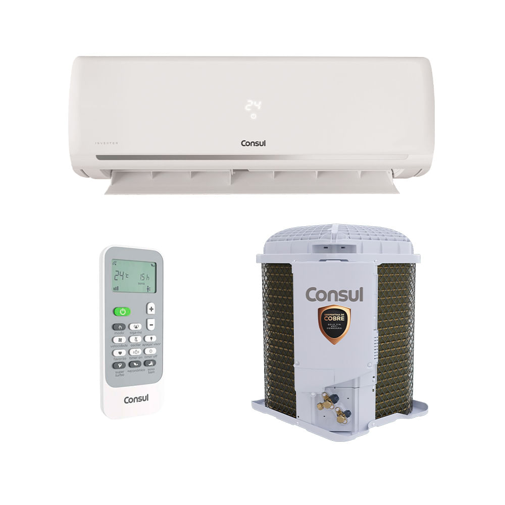 Ar Condicionado Split Hi Wall - Inverter - Consul - 12.000 BTUs - Frio - 220V Monofásico