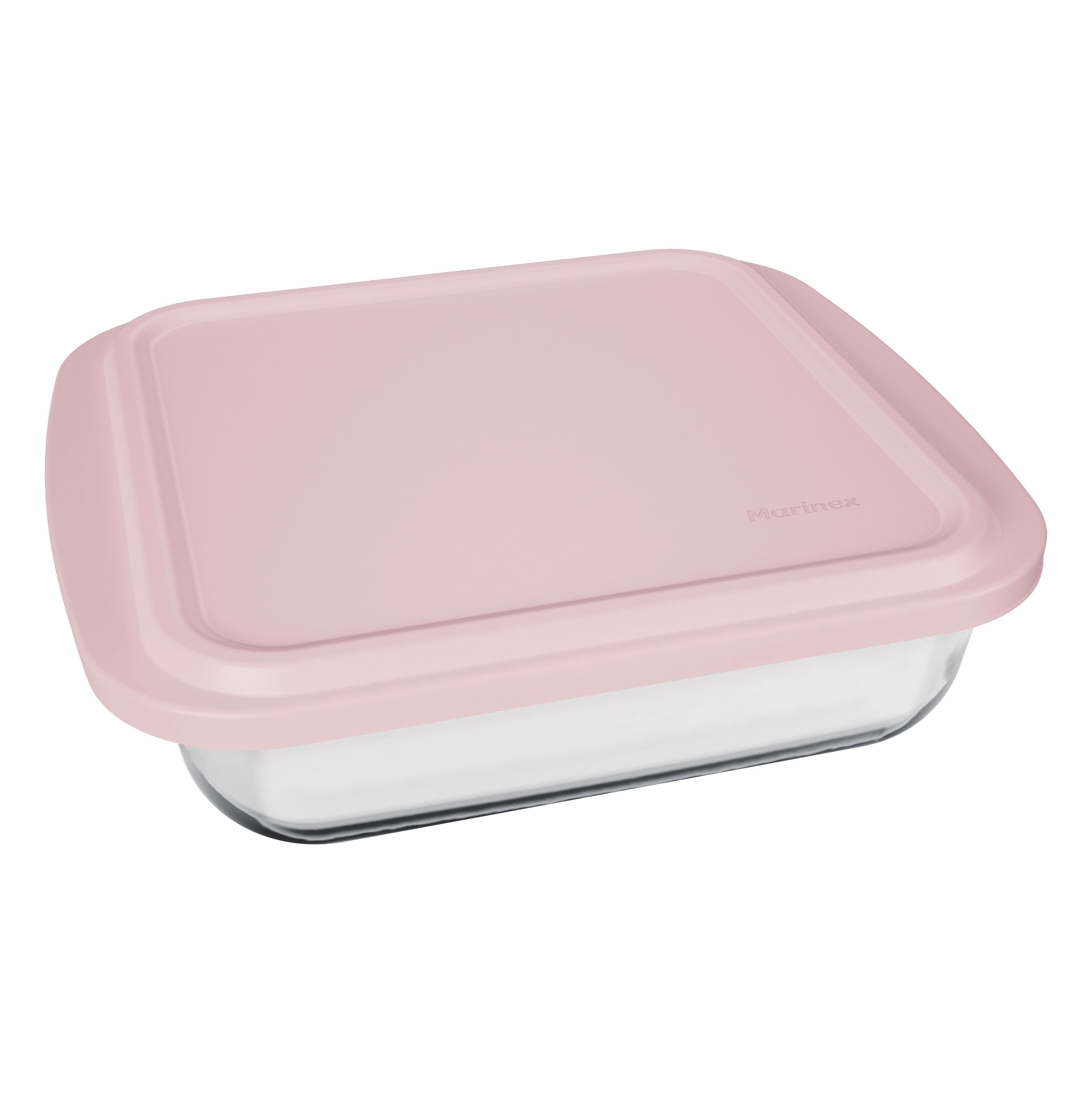 Assadeira Nadir Marinex em Vidro Quadrada com Tampa 1,1L - Item Sortido