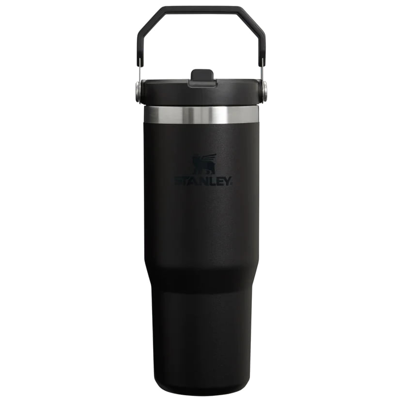 GARRAFA STANLEY TÉRMICA TUMBLER FLIP STRAW 2.0 887ML PRETA 08666-00
