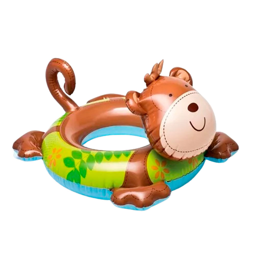 Boia circular infantil macaquinho 58221NP Intex