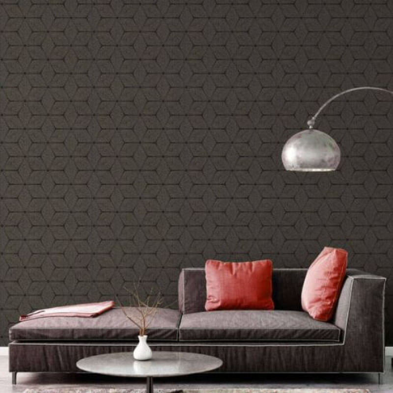 Papel de Parede Antigua Geométrico Bege 390912AG