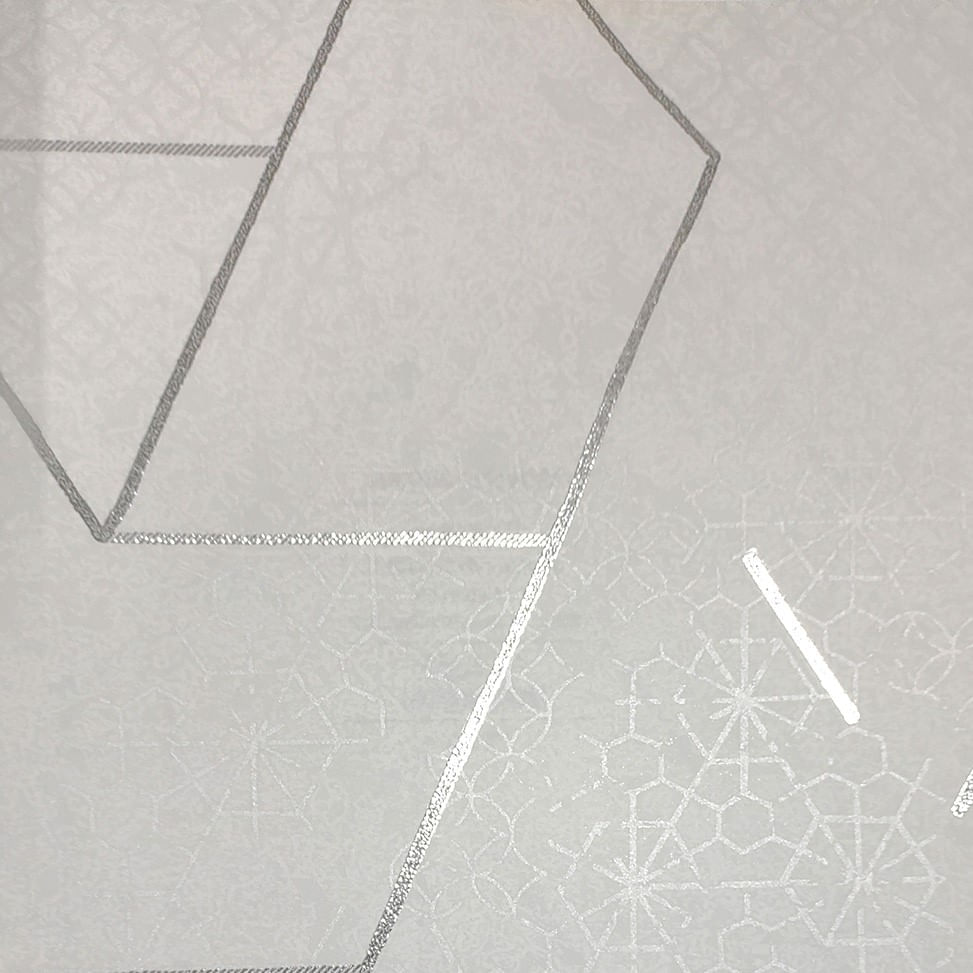 Papel de Parede White Swan Geométrico Cinza WS101403R