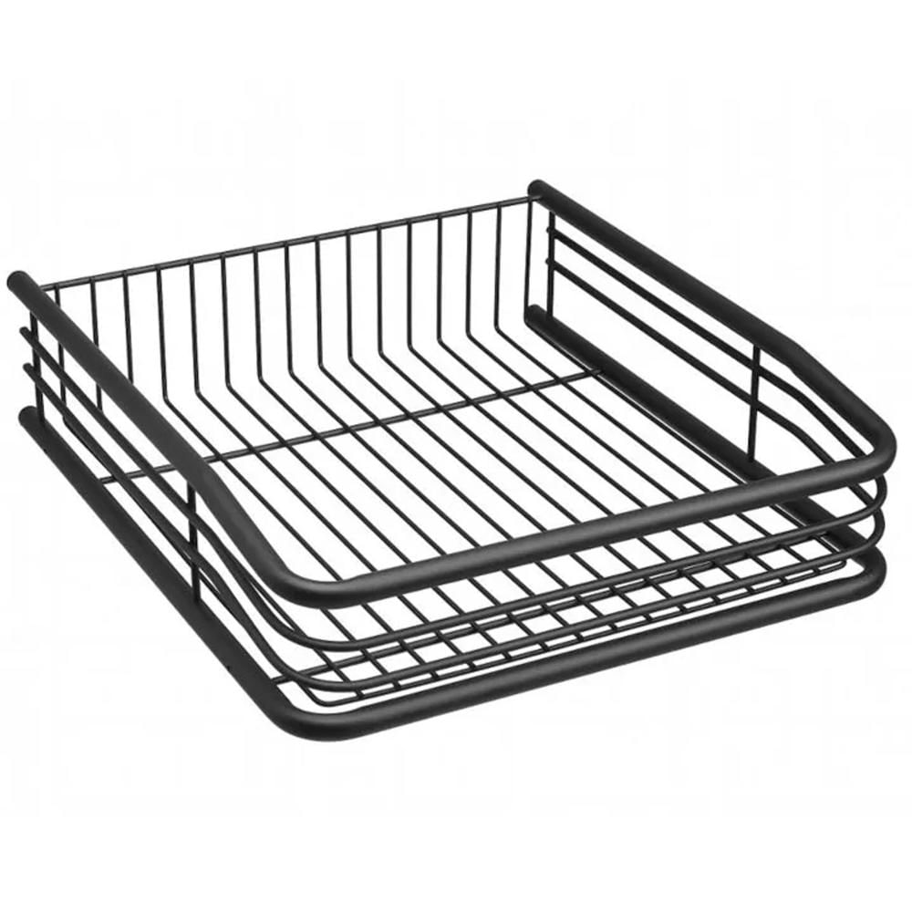 Gaveta Aramada 57x47x13cm Preta Deslizante Fruteira Inox Masutti Copat Cozinha