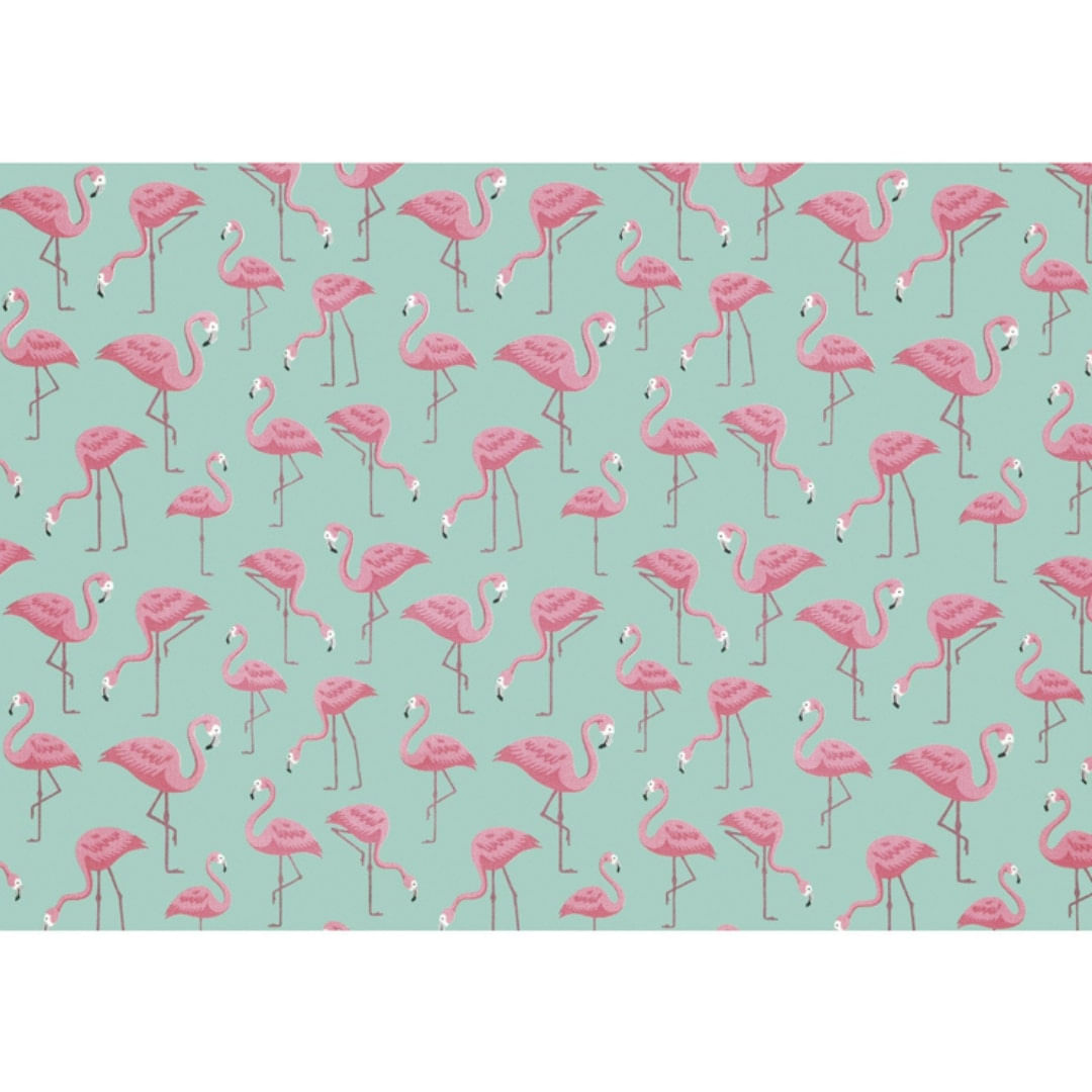 TECIDO PATCHWORK AM-2594 ESTAMPADO FLAMINGOS 5441 DOHLER 50X150CM
