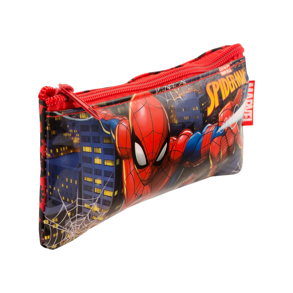 Estojo Infantil Le Xeryus Flat Spider Man