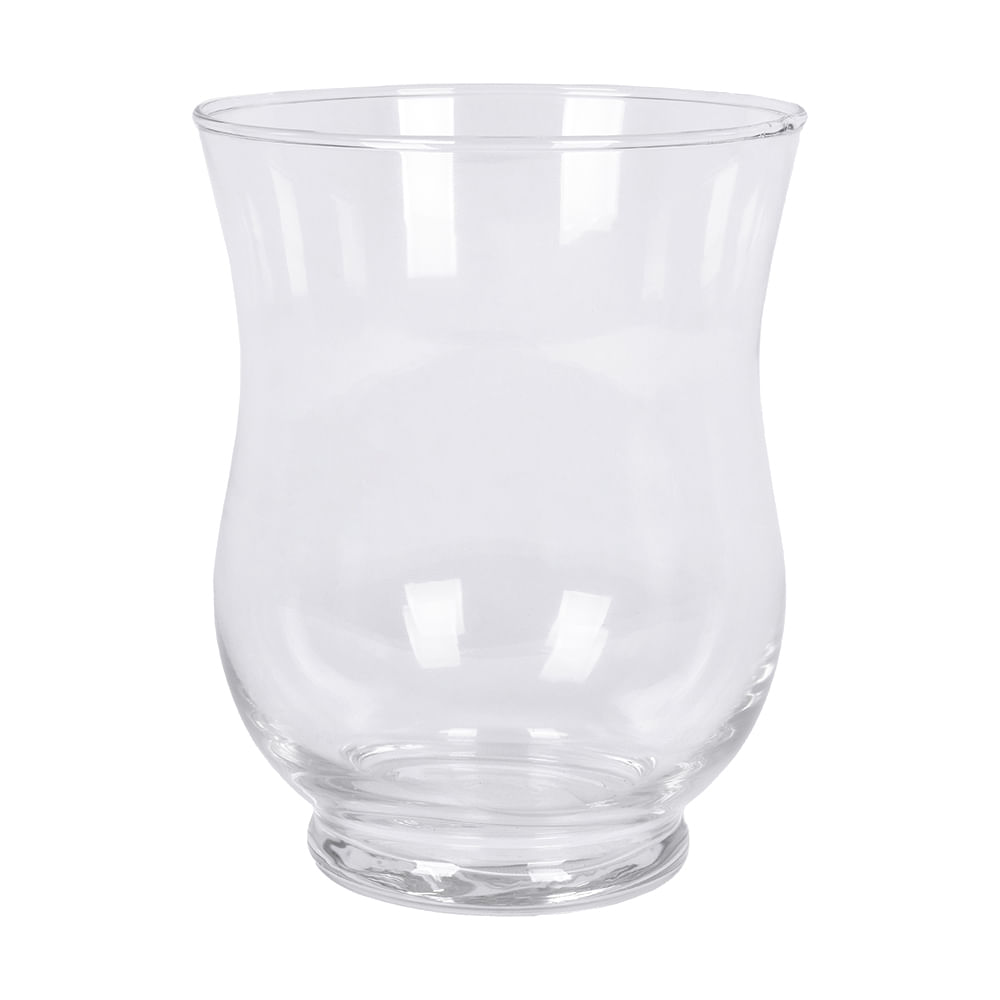 Vaso de Vidro Grillo Transparente 13,5cm