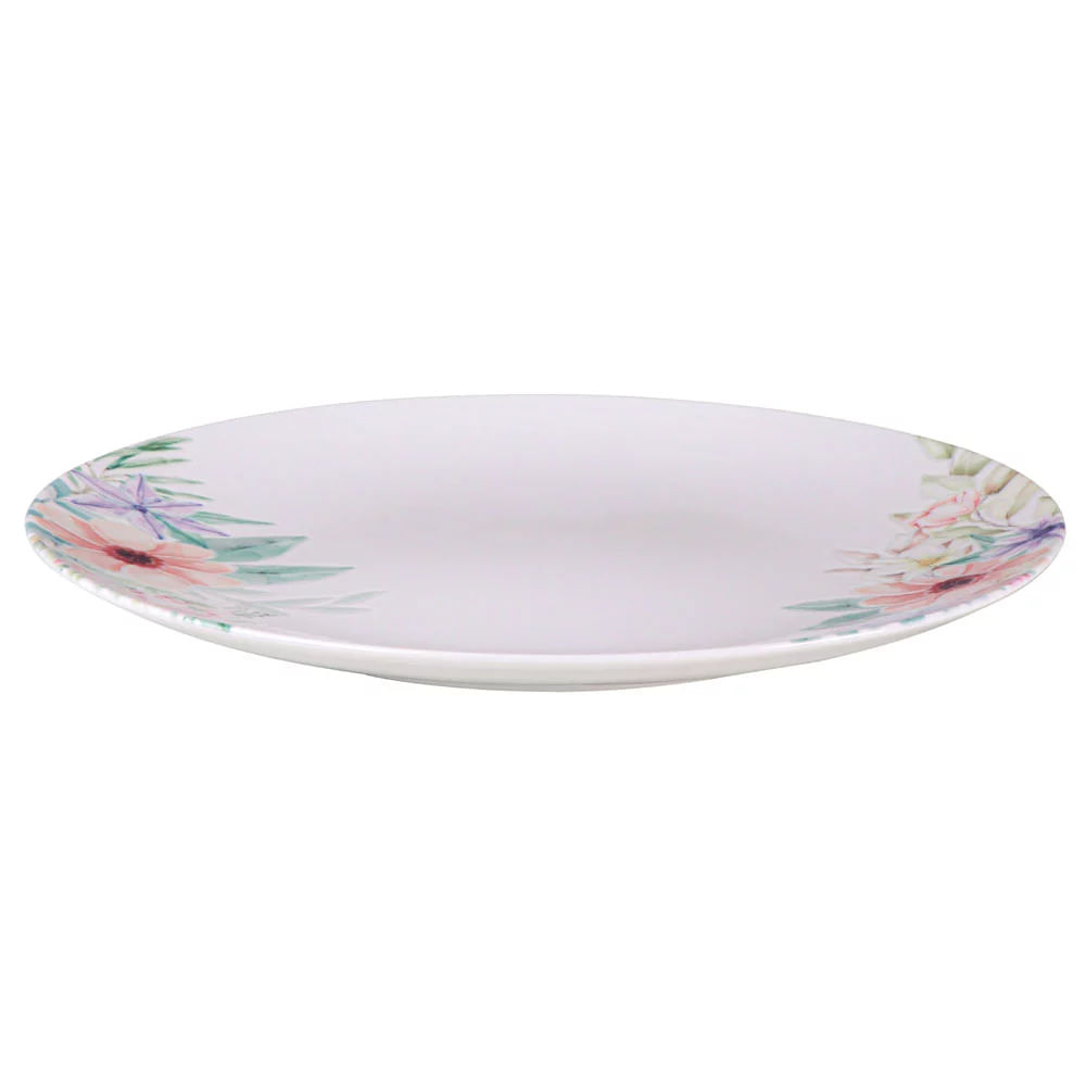 Prato Raso Tramontina Floratta em Porcelana Decorada 28cm