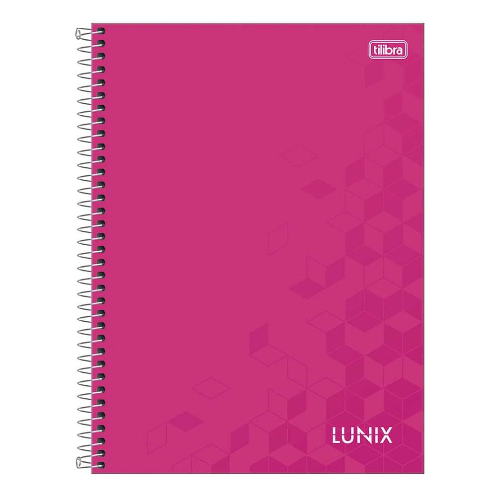 Caderno Universitário Tilibra Capa Dura Lunix 10 Matérias 160 Folhas - Item Sortido