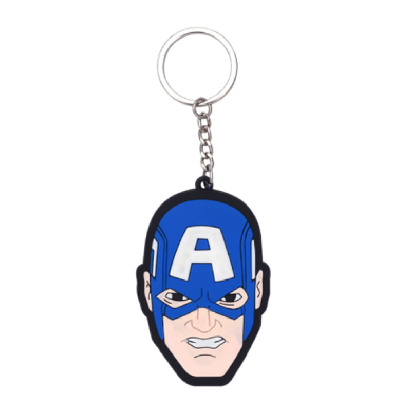 Chaveiro de PVC Avengers Capitão América - ETITOYS