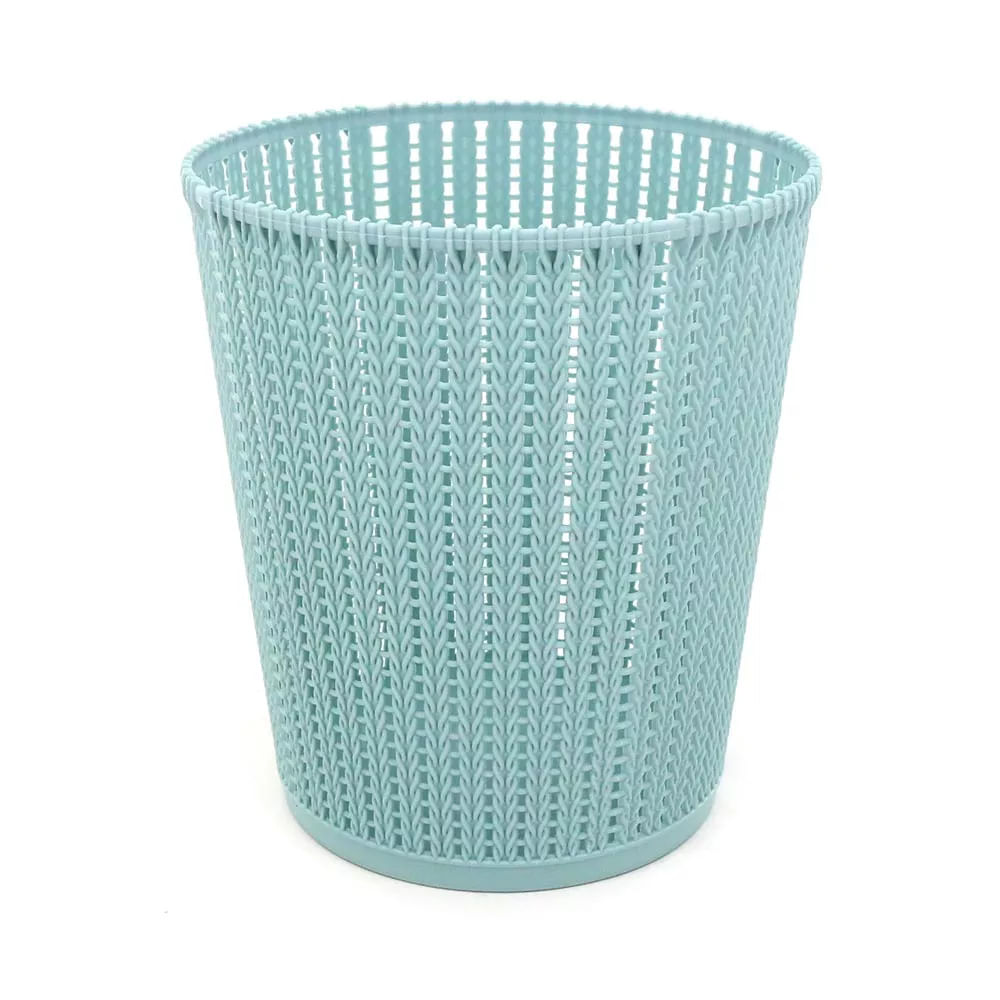 Cesto para Papel Le Plástico Vazado 8l Liso Azul