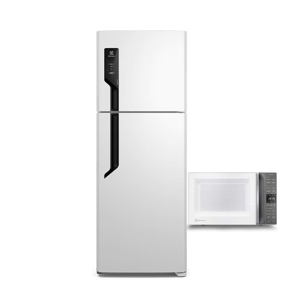 Geladeira Electrolux Frost Free TF71 Duplex Efficient 480L + Micro-ondas Electrolux 36L