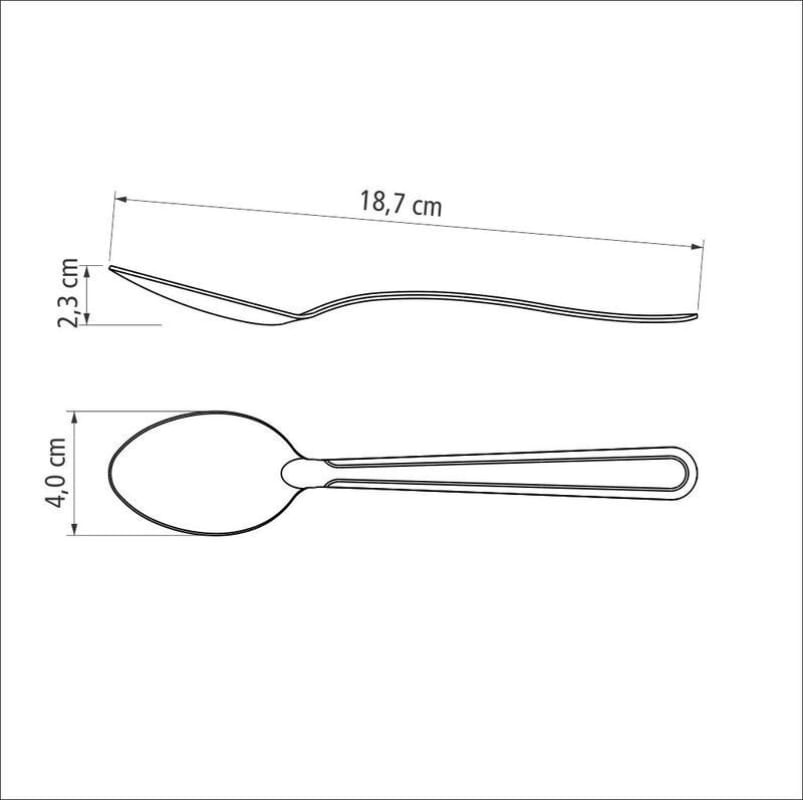 Colher de Mesa Aço Inox Buzios Tramontina