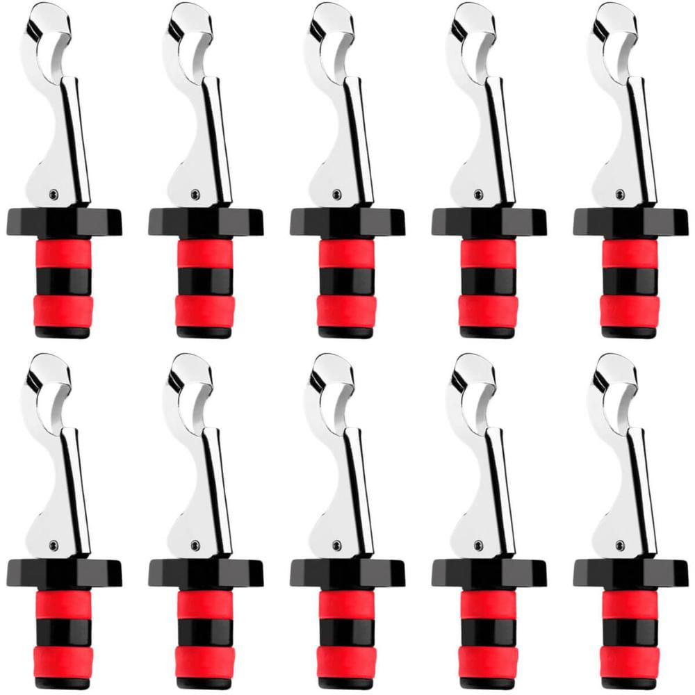 Kit 10 Tampas para Garrafa Acessórios para Vinho Abridor de Garrafa Conservar Proteger Brinox