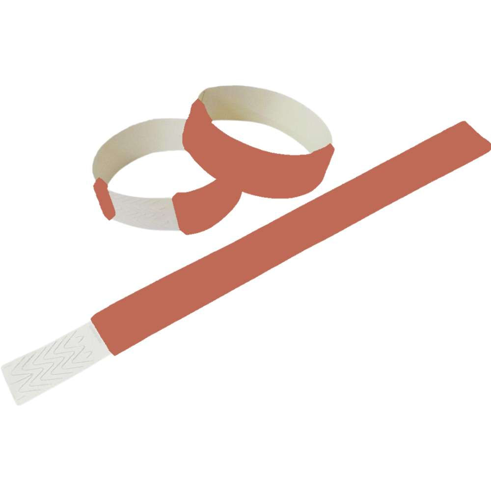 250 Pulseira de identificação cor marrom Laser Pro
