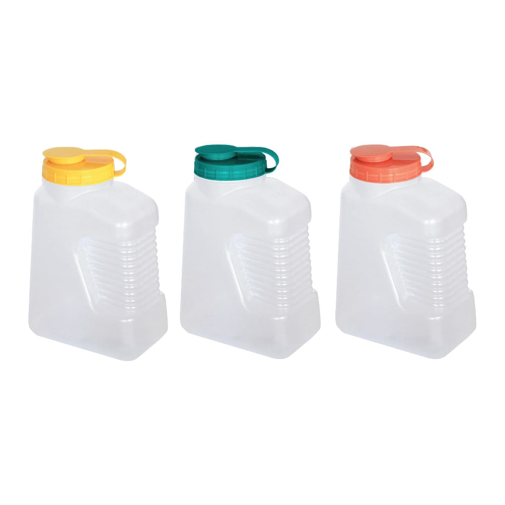 Garrafa de Plástico Geladeira Cazza Flip Top 2L - Item Sortido
