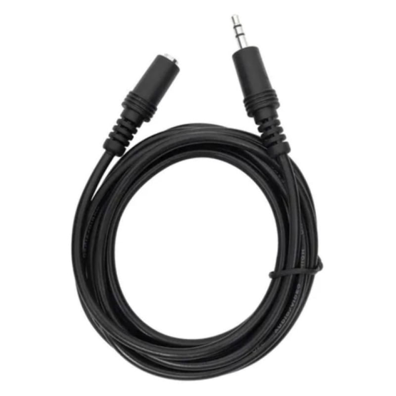 Cabo Extensor P2 Fone Áudio 3.5mm Estéreo 5 Mts Resistente