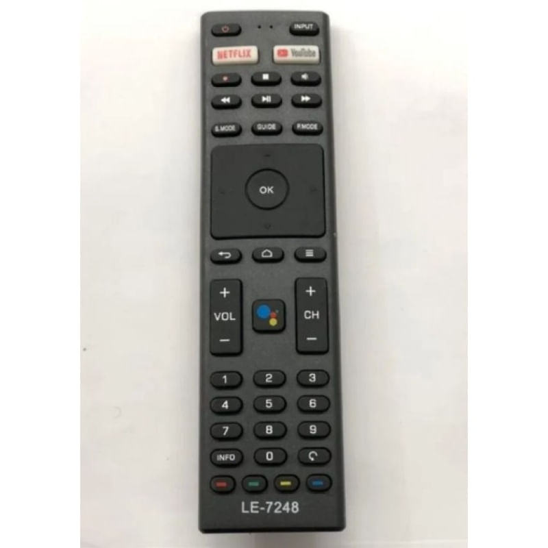 Controle Remoto Jvc Lelong Le-7248 Botão Netflix Youtube