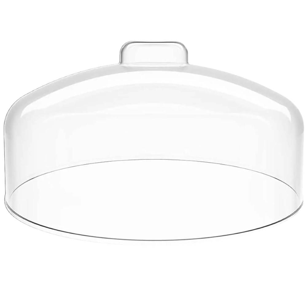 Cúpula Plástica 19cm Tampa para Bolos Pudim Frutas Sobremesas Haus Concept Clear