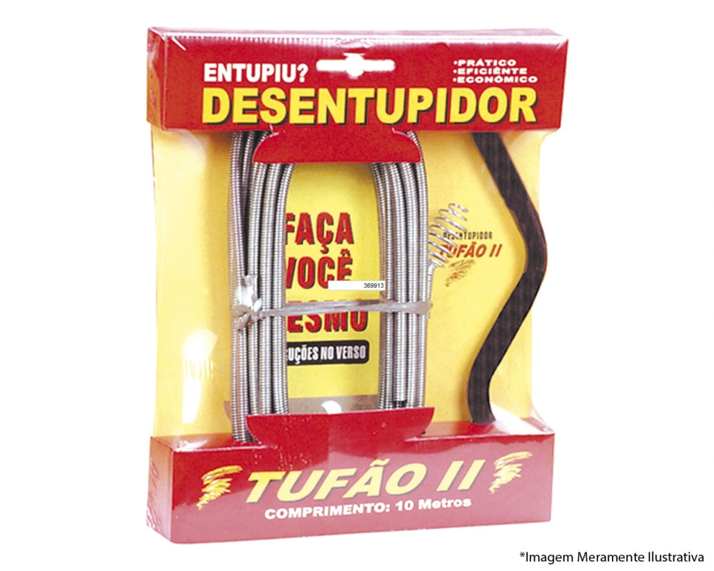 Desentupidor Overtime 10M Tufao