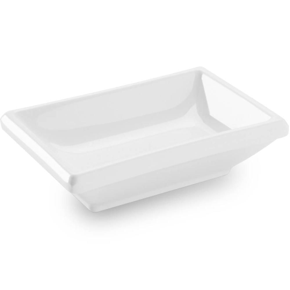 Pote De Molho Shoyu Para Sushi Molheira Melamina Branco 25ml