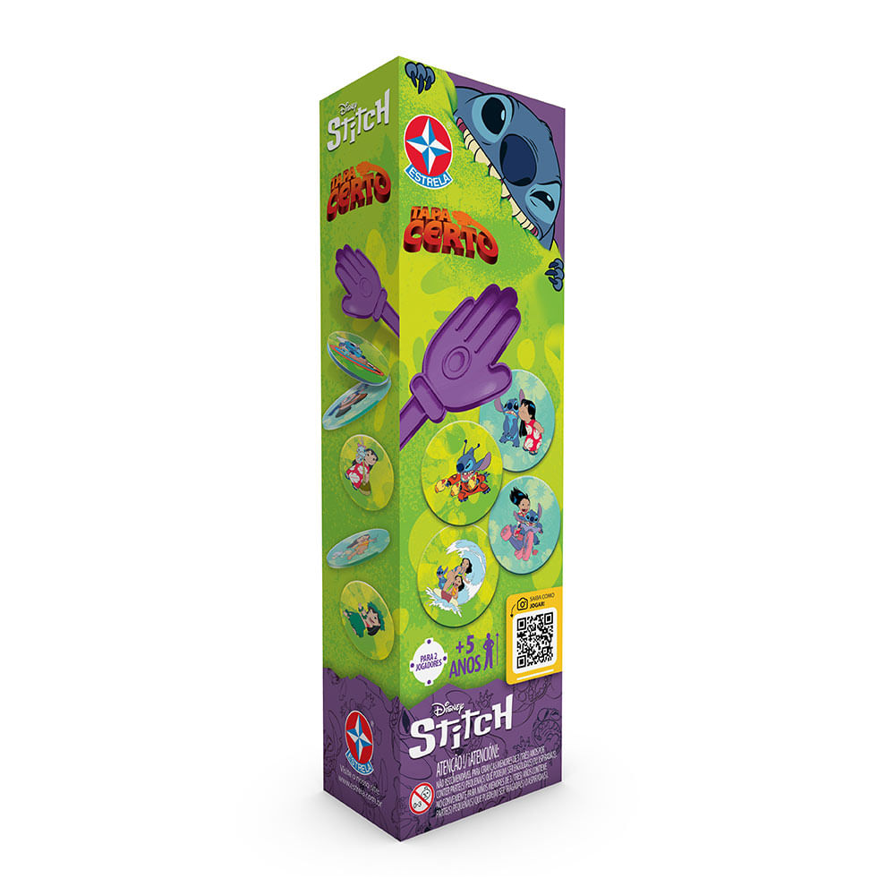 Jogo Tapa Certo Stitch Estrela