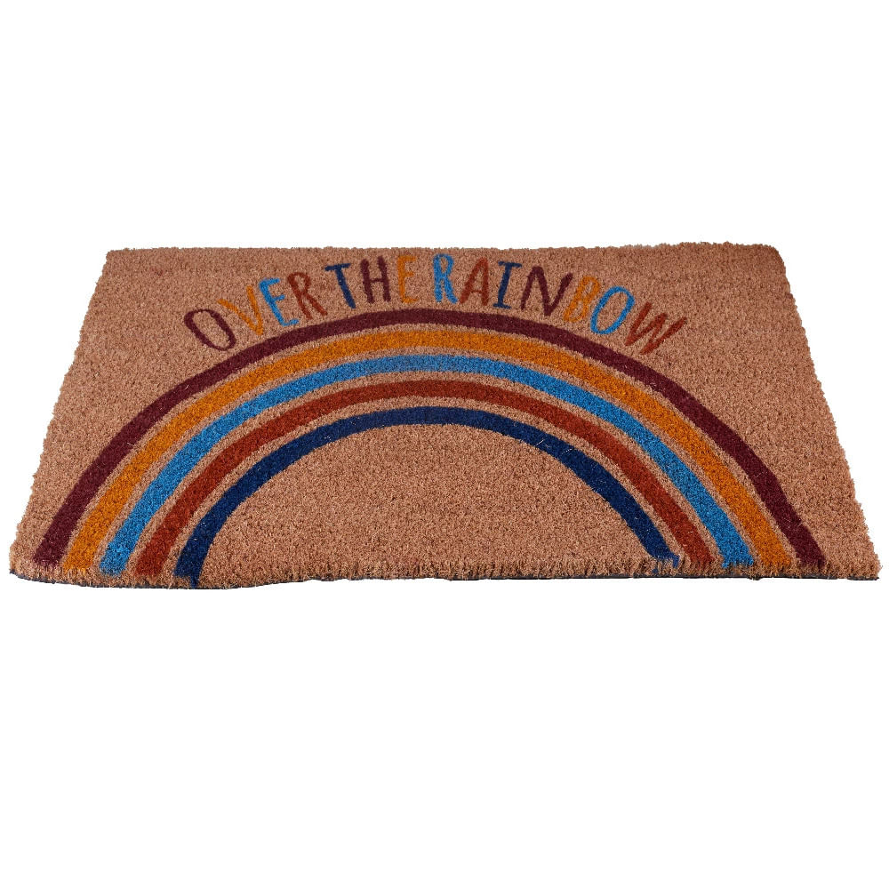 Capacho em Fibra de Coco Cazza Rainbow 40cm x 60cm