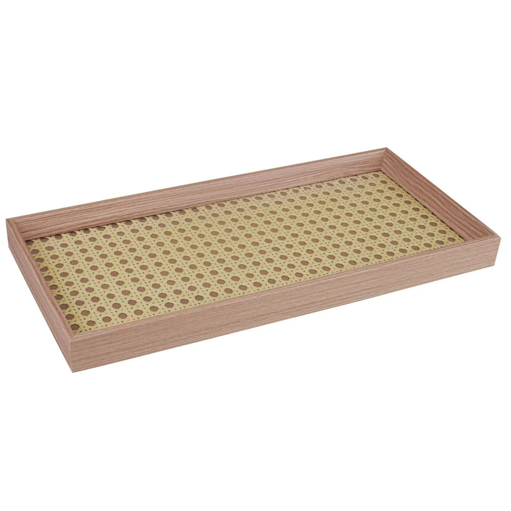 Bandeja Decorativa Cazza Solarium em MDF 18cm x 38cm