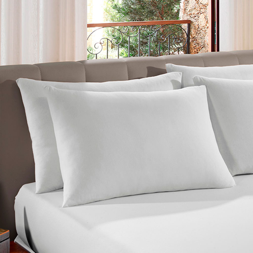Fronha Avulsa Malha Premium 50cmx70cm Branco Sul Brasil