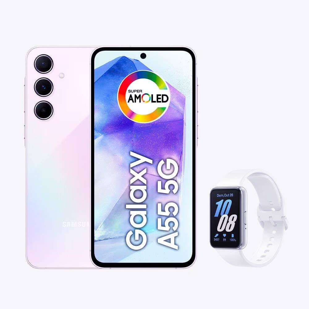 Smartphone Samsung Galaxy A55 5G + Smartband Samsung Galaxy Fit 3