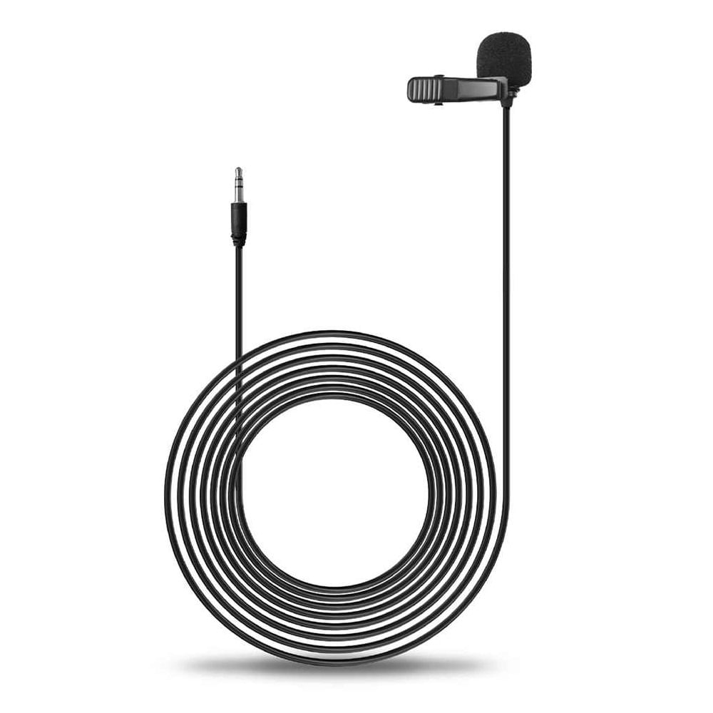 Microfone de Lapela para GoPro / Câmeras DSLR / Celular - Sairen S-Lav