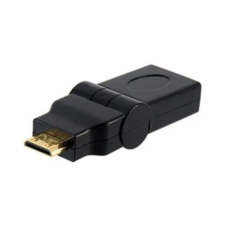 Adaptador Mini Hdmi 360° Graus Macho X Hdmi Fêmea 2.0