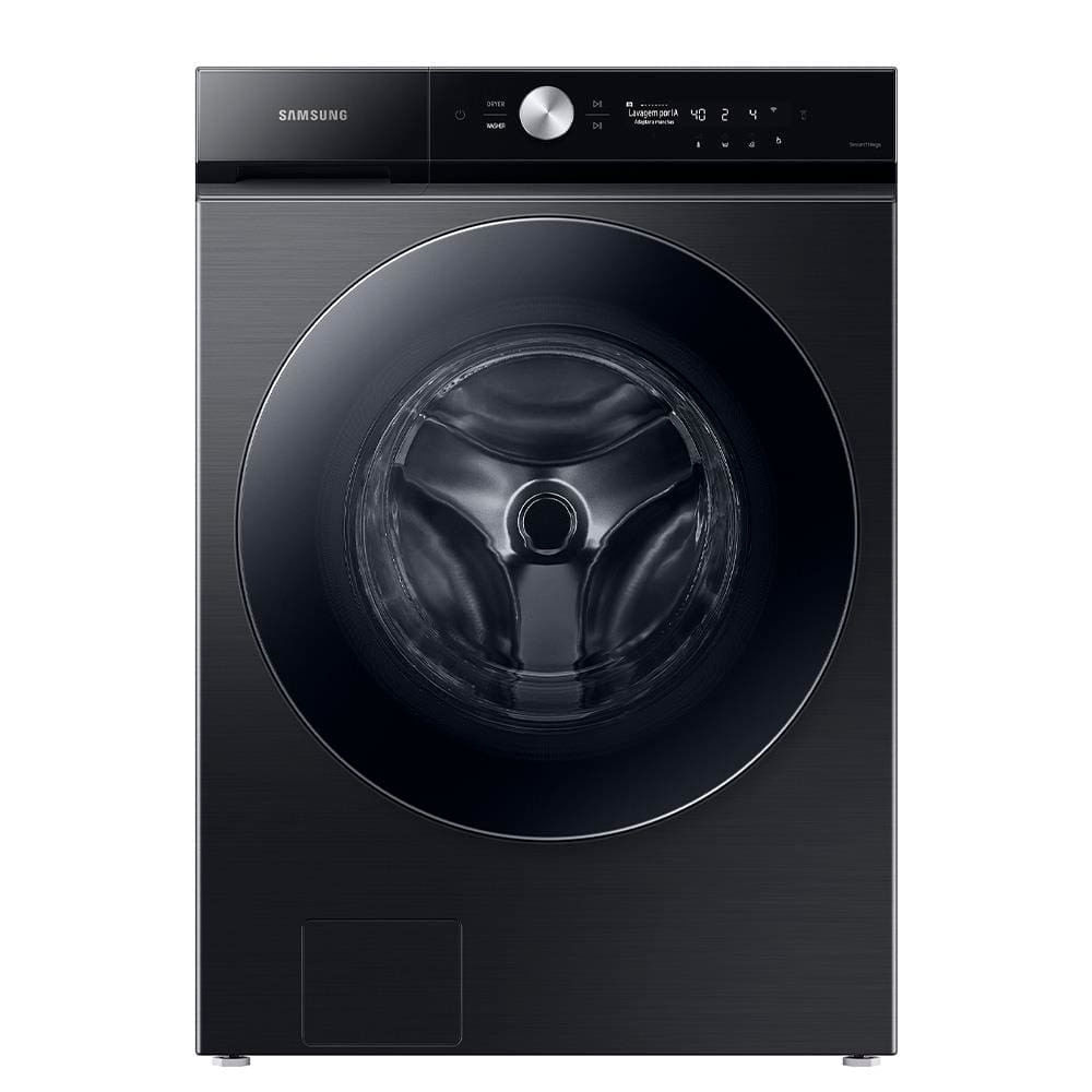 Lavadora de Roupa Smart Samsung 19Kg WF19 com AI Ecobubble e SmartThings