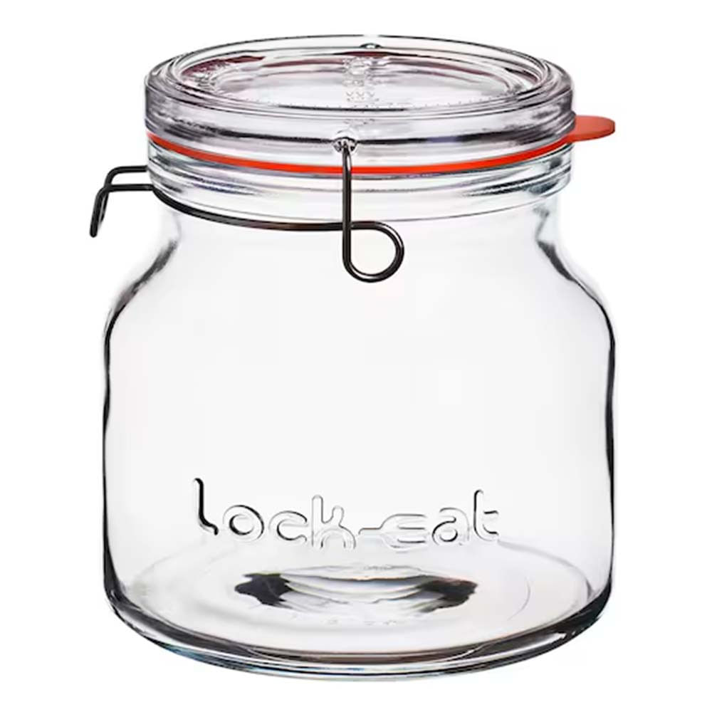 Pote com tampa removível Luigi Bormioli Lock Eat em Vidro - 1,5 L