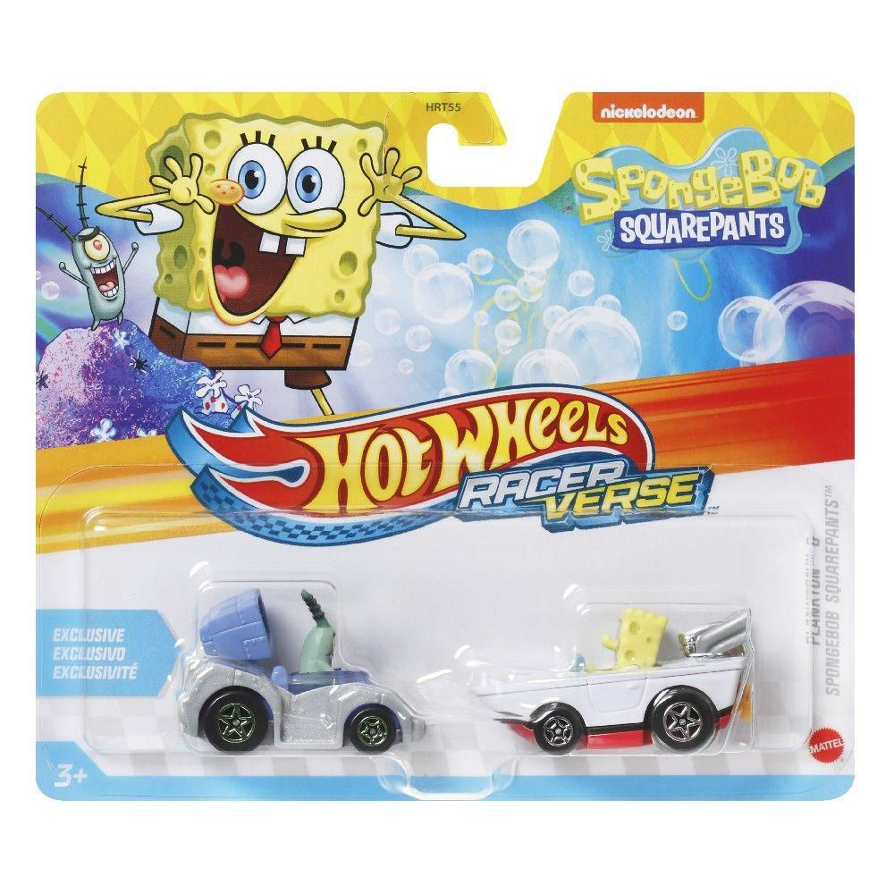 Hot Wheels Racerverse Bob Esponja e Plankton - Mattel