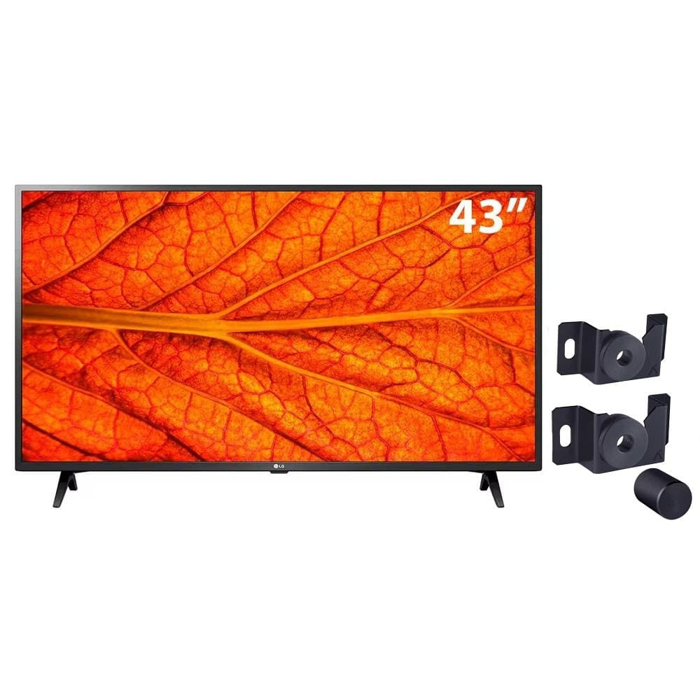 Smart TV LED 43 FHD LG 43LM6370PSB + Suporte de Fixação 1000