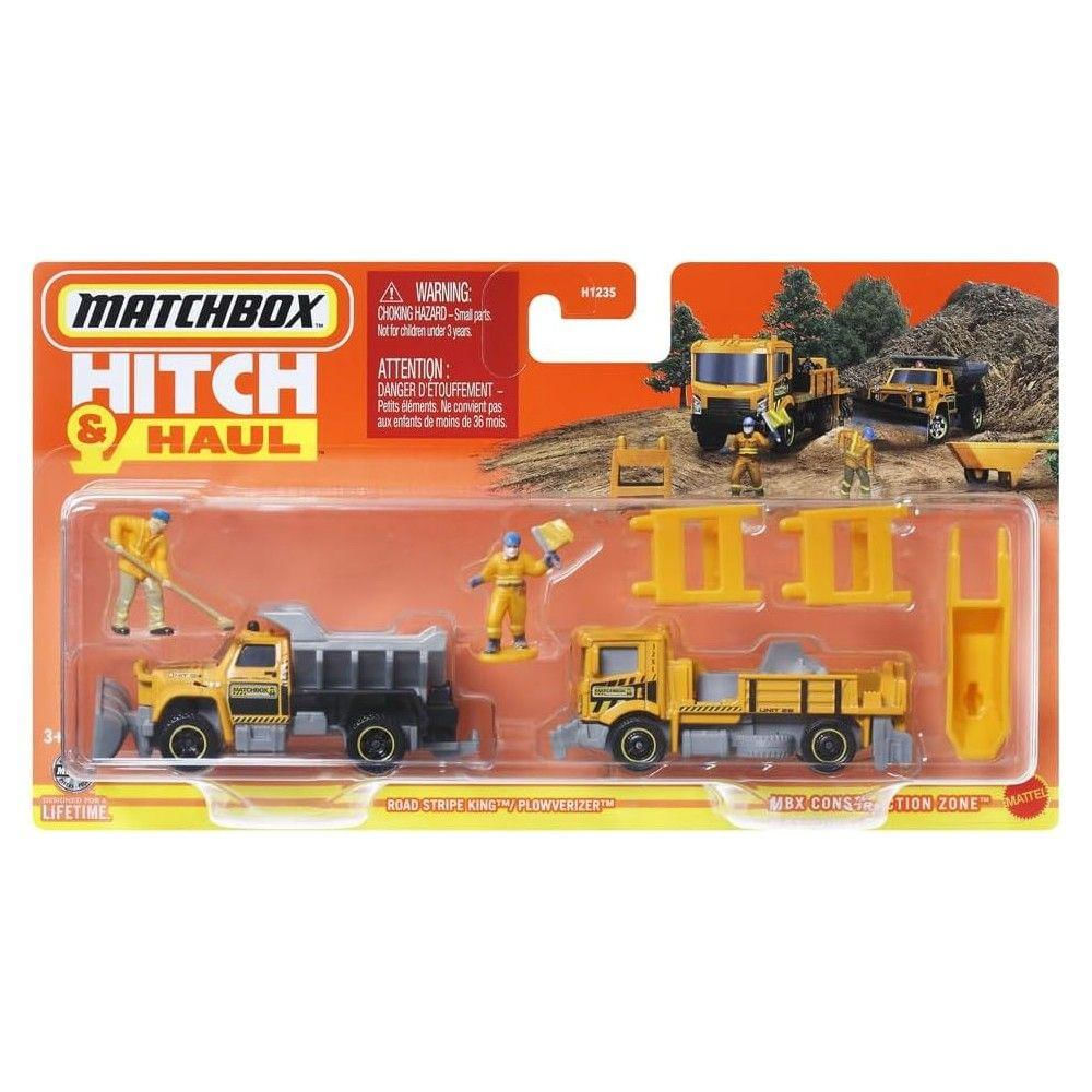 Matchbox Hitch & Haul Caminhões Zona de Construção - Mattel