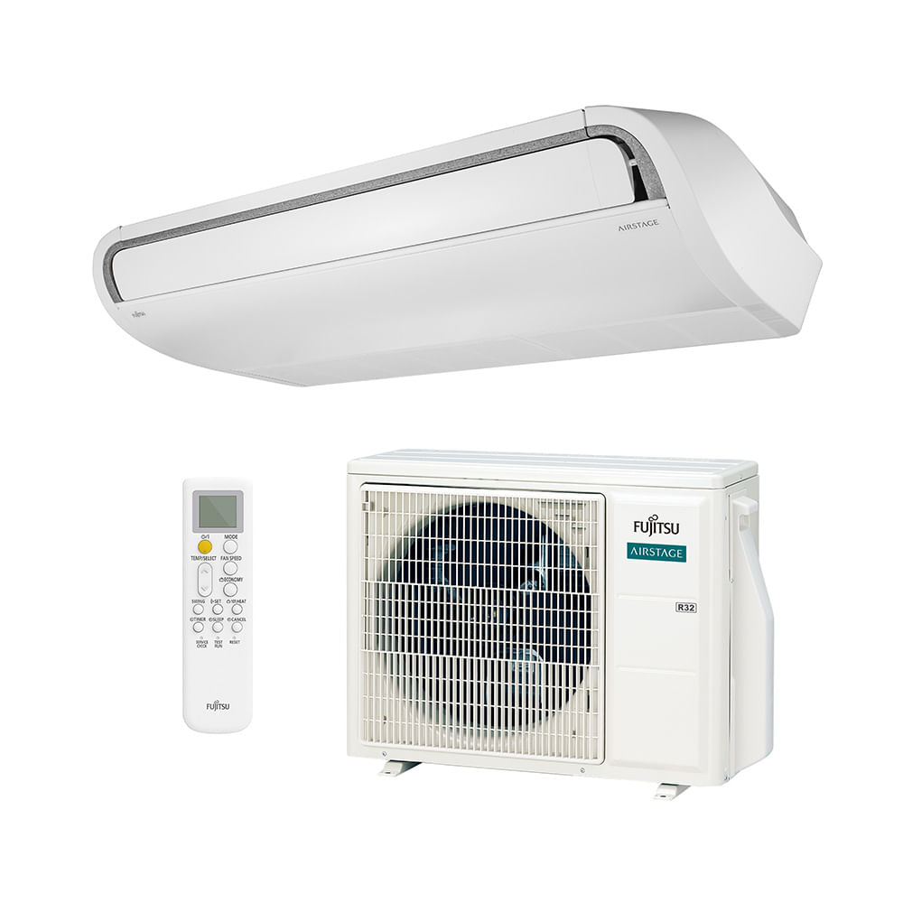 Ar Condicionado Split Teto - Inverter R-32 - Fujitsu Airstage - 18.000 BTUs - Quente/Frio - 220V Monofásico